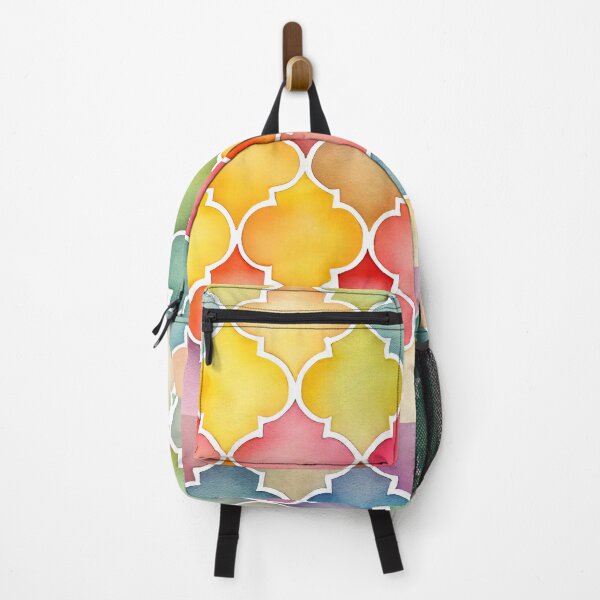 Item preview, Soothing Rainbow Moroccan Watercolor Pattern designed and sold by UltraGraphics.