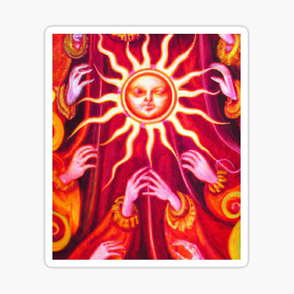 Vista previa del artículo con la obra «Tarot del Sol de la Vendimia», diseñado y vendido por R4ndomArt.