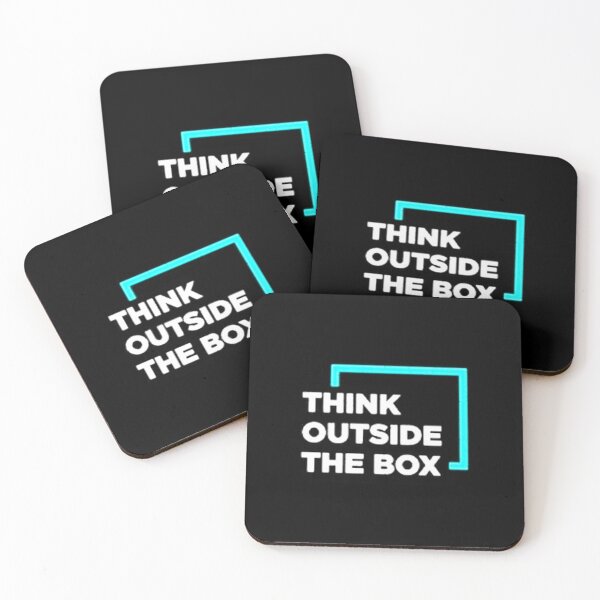 Item preview, Think Outside The Box Tagline Creative Design designed and sold by dranas.