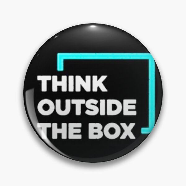 Item preview, Think Outside The Box Tagline Creative Design designed and sold by dranas.