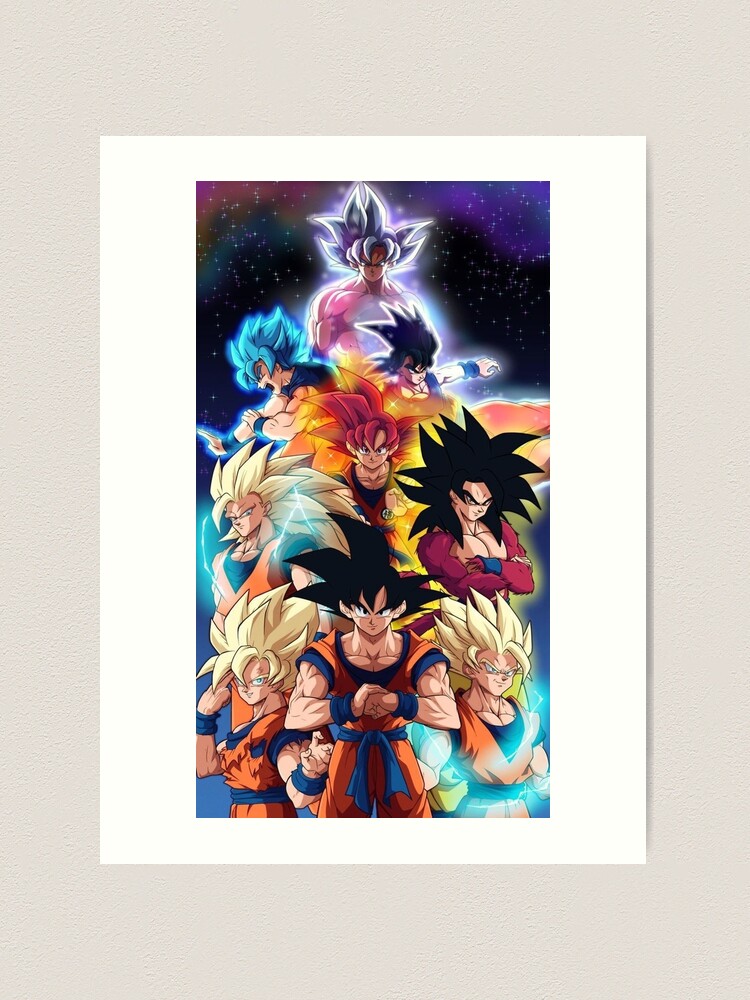 Dragon Ball Son Goku Art Board Print by NameYourWorld