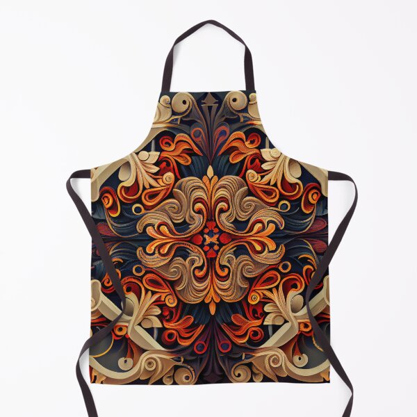 Item preview, Dynamic New Traditional Pattern Digital Painting designed and sold by CodeAndColors.