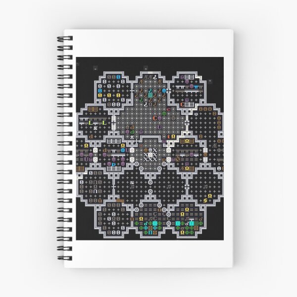 Item preview, Dwarf Fortress library with FnordSet tiles  designed and sold by ThePopCultures.