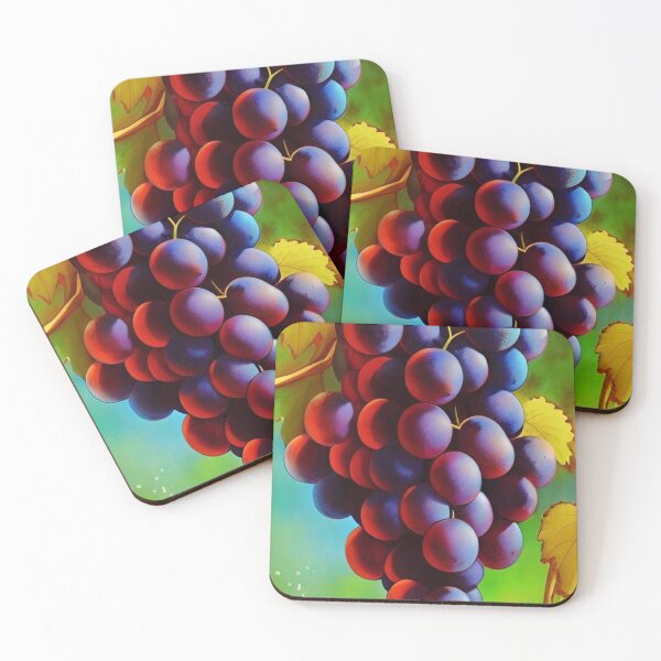 Item preview, Beautiful Vineyard Wine Grapes designed and sold by CattlettArt.