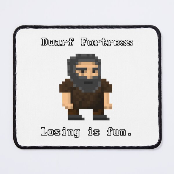 Item preview, Dwarf fortress pixel art - losing is fun designed and sold by ThePopCultures.