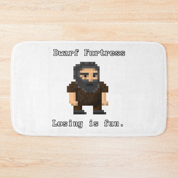 Item preview, Dwarf fortress pixel art - losing is fun designed and sold by ThePopCultures.