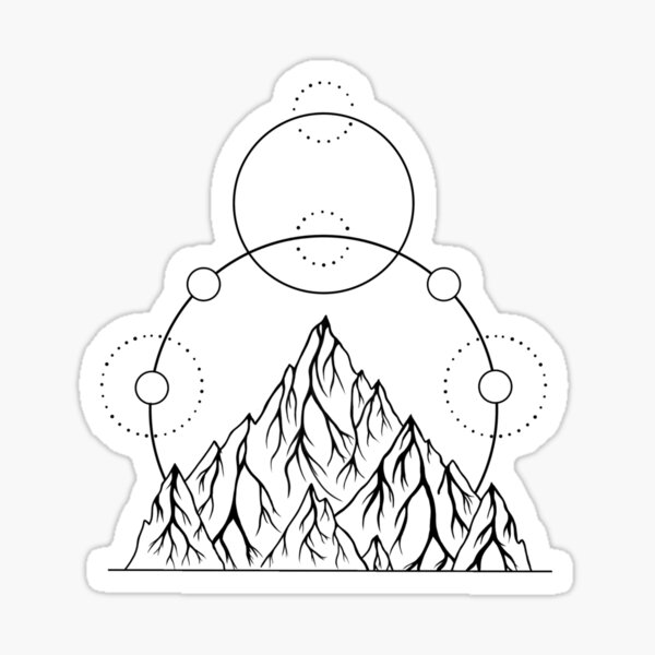 Item preview, Geometric Mountains designed and sold by JDIllustrations.