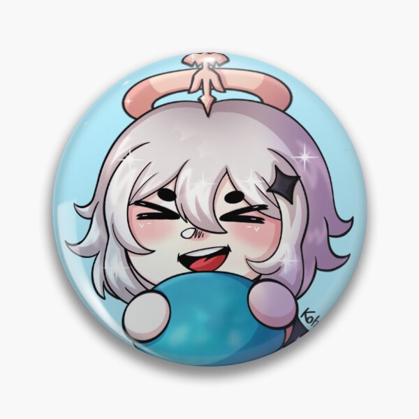 Artikelvorschau, Genshin beeinflusst Paimon-Pilze-Chibi-Kunstwerk entworfen und verkauft von Kotokoxii.
