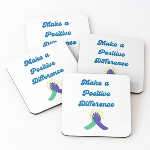 Item preview, Make a Positive Difference - Inspirational Quotes designed and sold by Happier-Futures.