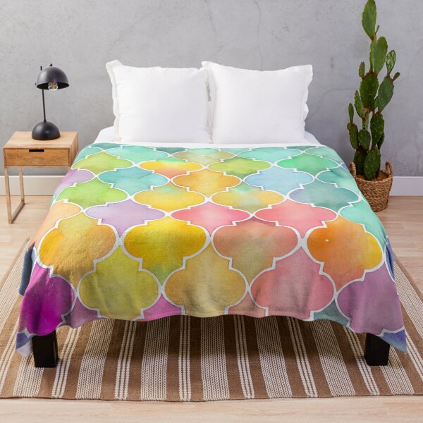 Item preview, Ethereal Moroccan Watercolor Pattern designed and sold by UltraGraphics.