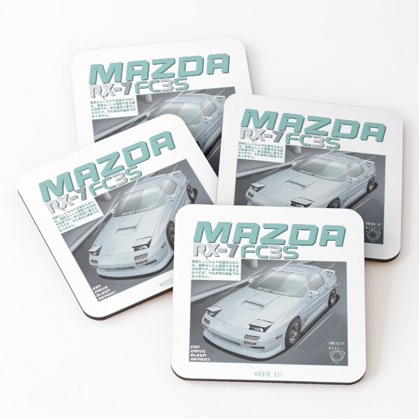 Item preview, RX-7 FC EAT DRIVE SLEEP REPEAT (mint) designed and sold by kuyoart.