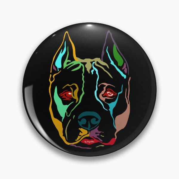 Item preview, American Staffordshire Terrier Colorful designed and sold by nueschka.