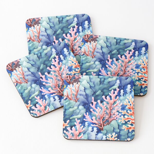 Item preview, Coral Pattern designed and sold by TheBrushstrokes.
