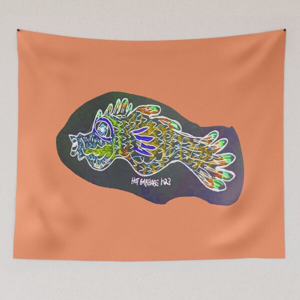 Item preview, Mutant Fish 2 (Black) designed and sold by Discordant Dreams Art.