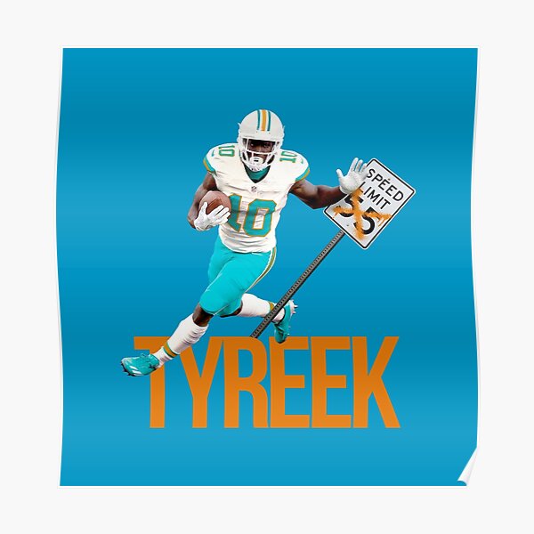 The Cheetah and The Dolphins Tyreek Hill Miami Poster Canvas - REVER LAVIE