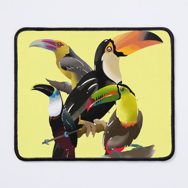 Item preview, toucans designed and sold by TheChaloArtShop.