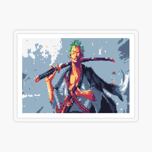 One Piece Pixel-art Stickers by Kaminari7x on DeviantArt