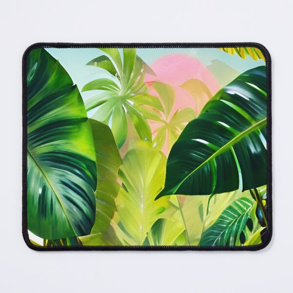 Item preview, Vintage Tropical Leaves Jungle Landscape designed and sold by Ascooepics.