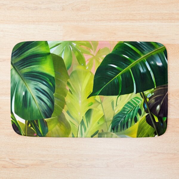Item preview, Vintage Tropical Leaves Jungle Landscape designed and sold by Ascooepics.