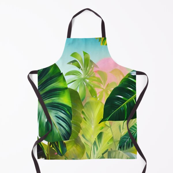 Item preview, Vintage Tropical Leaves Jungle Landscape designed and sold by Ascooepics.