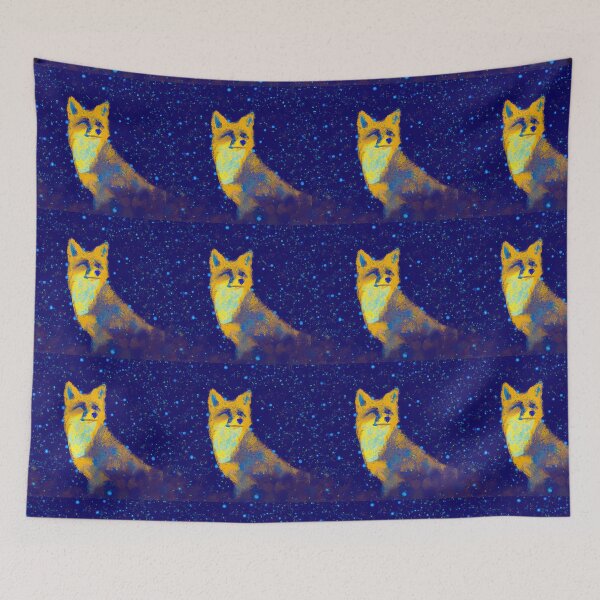 Item preview, Starry Night Fox designed and sold by Lilieae.