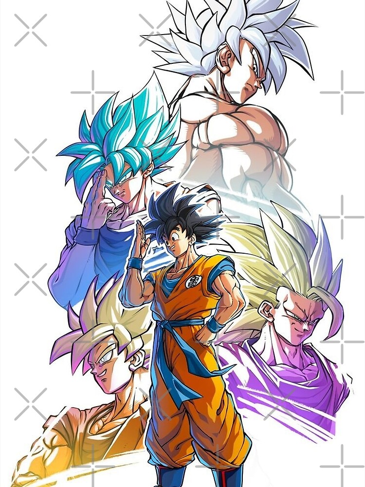 Goku SSJ Blue Greeting Card for Sale by Aristote