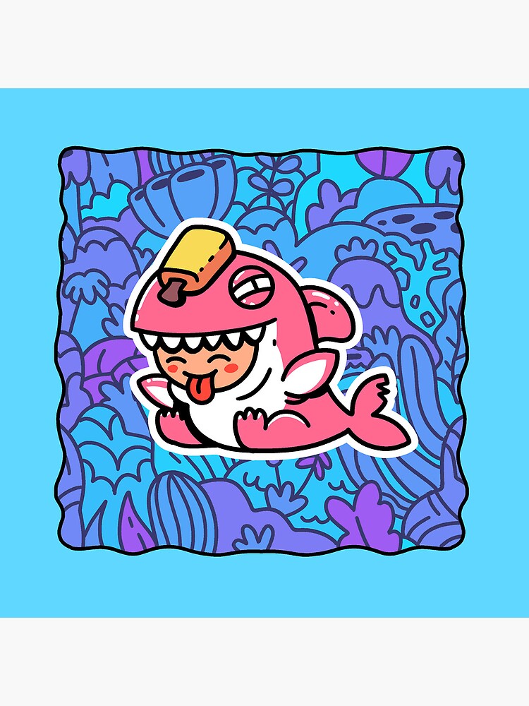 Cute Shark Under the Sea by mokokosaurus