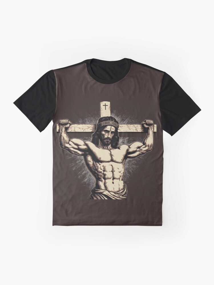 Buff Jesus Graphic T-Shirt for Sale by MJ