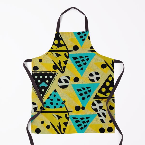 Aperçu de l'œuvre Kawaii Triangular Cool African Pattern Digital Painting créée et vendue par CodeAndColors.