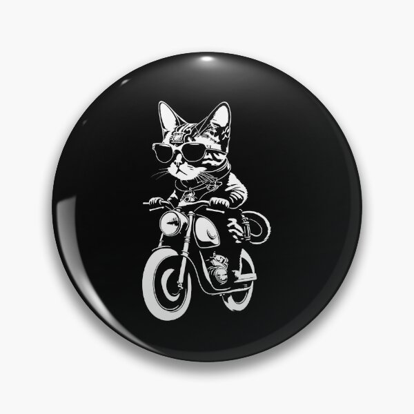 Item preview, biker cat vector design 002 designed and sold by test26.