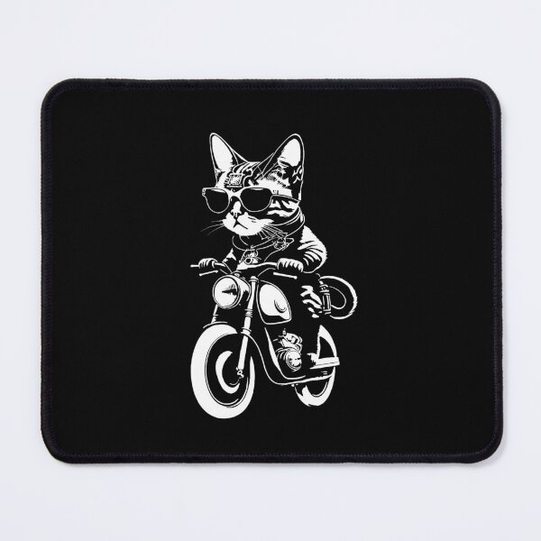 Item preview, biker cat vector design 002 designed and sold by test26.