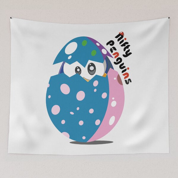 Item preview, Penguins in Colorful Eggshells - Collection N. 27 designed and sold by NiftyPenguins.