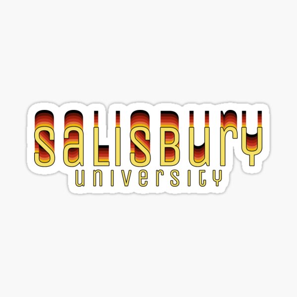 Salisbury University Sticker For Sale By Mpetakviolet Redbubble