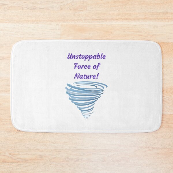 Item preview, Unstoppable Force of Nature - motivational quotes designed and sold by Happier-Futures.