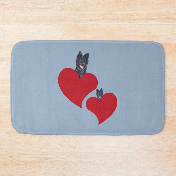 Item preview, Groenendael Belgian Shepherd in Heart designed and sold by SeasonalDogs.