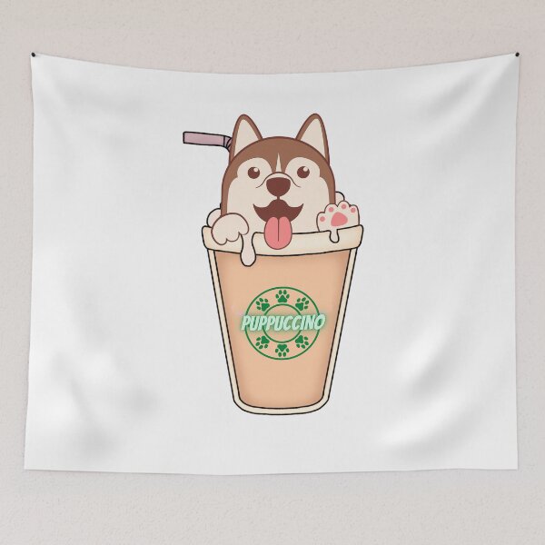 Item preview, Puppuccino - Dog Lover Cappuccino Lover - Coffee Dogs designed and sold by thorfinnshop.