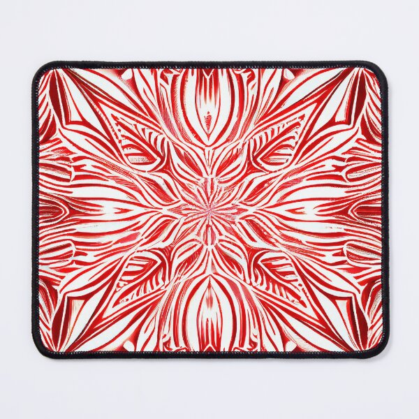 Item preview, Light Red Contemporary Pattern Digital Painting designed and sold by CodeAndColors.