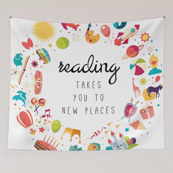 Item preview, Reading takes you to new places! designed and sold by thebookishshop.