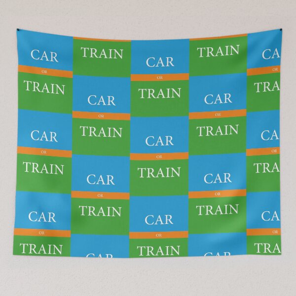 Item preview, CAR or TRAIN designed and sold by Hell-Prints.