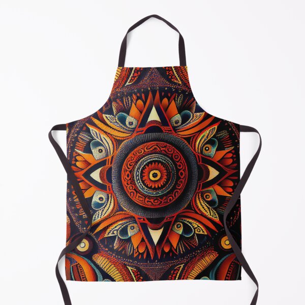 Item preview, Cool Energetic African Pattern Digital Painting designed and sold by CodeAndColors.