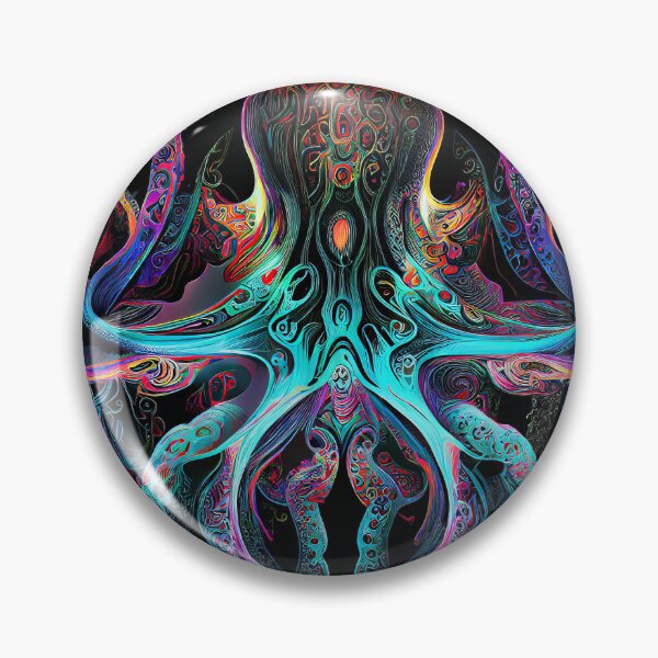 Item preview, Glow of the Deep: A Glowing Octopus Artwork designed and sold by UltraGraphics.