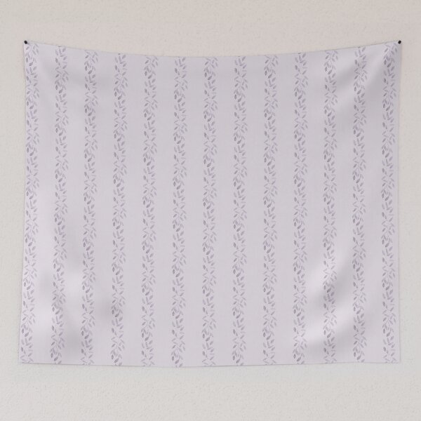 Item preview, Pastel Floral Watercolor Stripe Tone on Tone Bella Petals in Amethyst Purple designed and sold by Blue Daisy Studio.