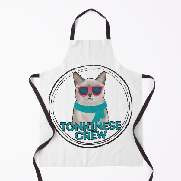 Item preview, Tonkinese cat crew cool cat in sunglasses designed and sold by JoeyGraceCatCo.