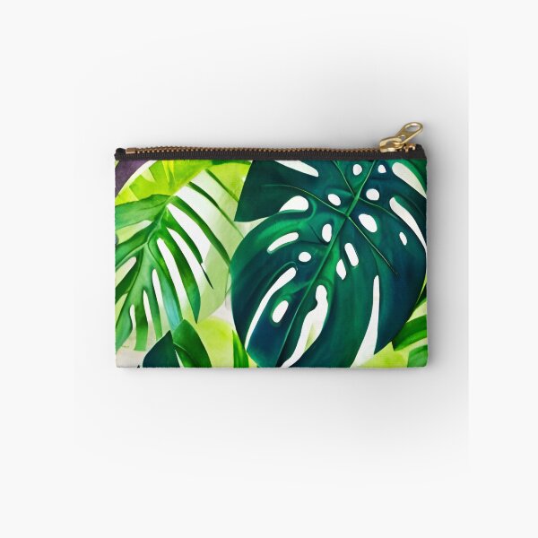 Item preview, Monstera Tropical Leaves Watercolor Art designed and sold by Ascooepics.