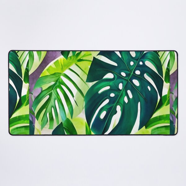 Item preview, Monstera Tropical Leaves Watercolor Art designed and sold by Ascooepics.