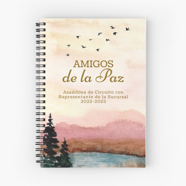 Item preview, Amigos de la Paz - 2023 Assembly Notebook designed and sold by fsultesart.