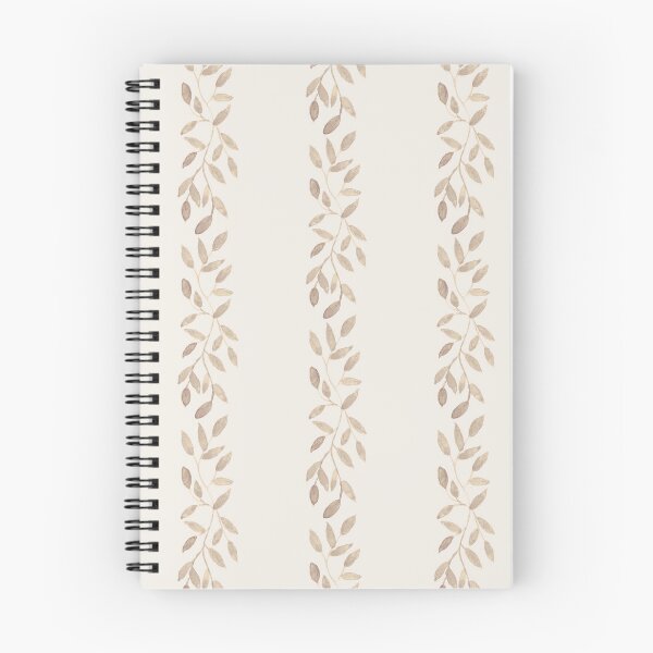 Item preview, Pastel Floral Watercolor Stripe Tone on Tone Bella Petals in Smoky Quartz Neutrals designed and sold by Blue Daisy Studio.