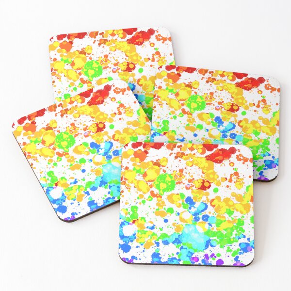 Item preview, Rainbow Paint Splatter Print designed and sold by SparkyMae.