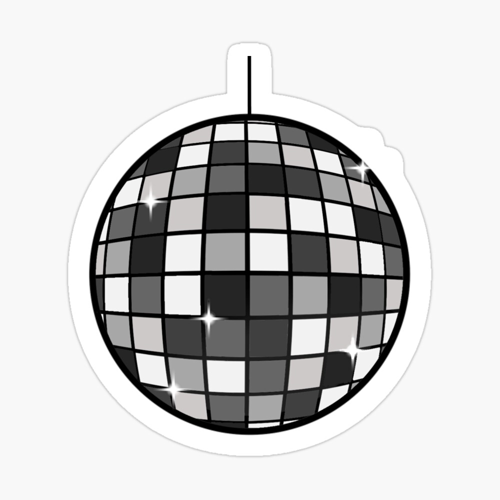 Pink Disco Ball Sticker for Sale by kkcreates