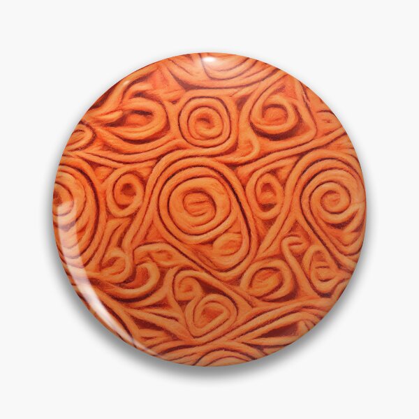 Artikelvorschau, Orange Clay Soft Coarse New Traditional Pattern Digital Painting entworfen und verkauft von CodeAndColors.